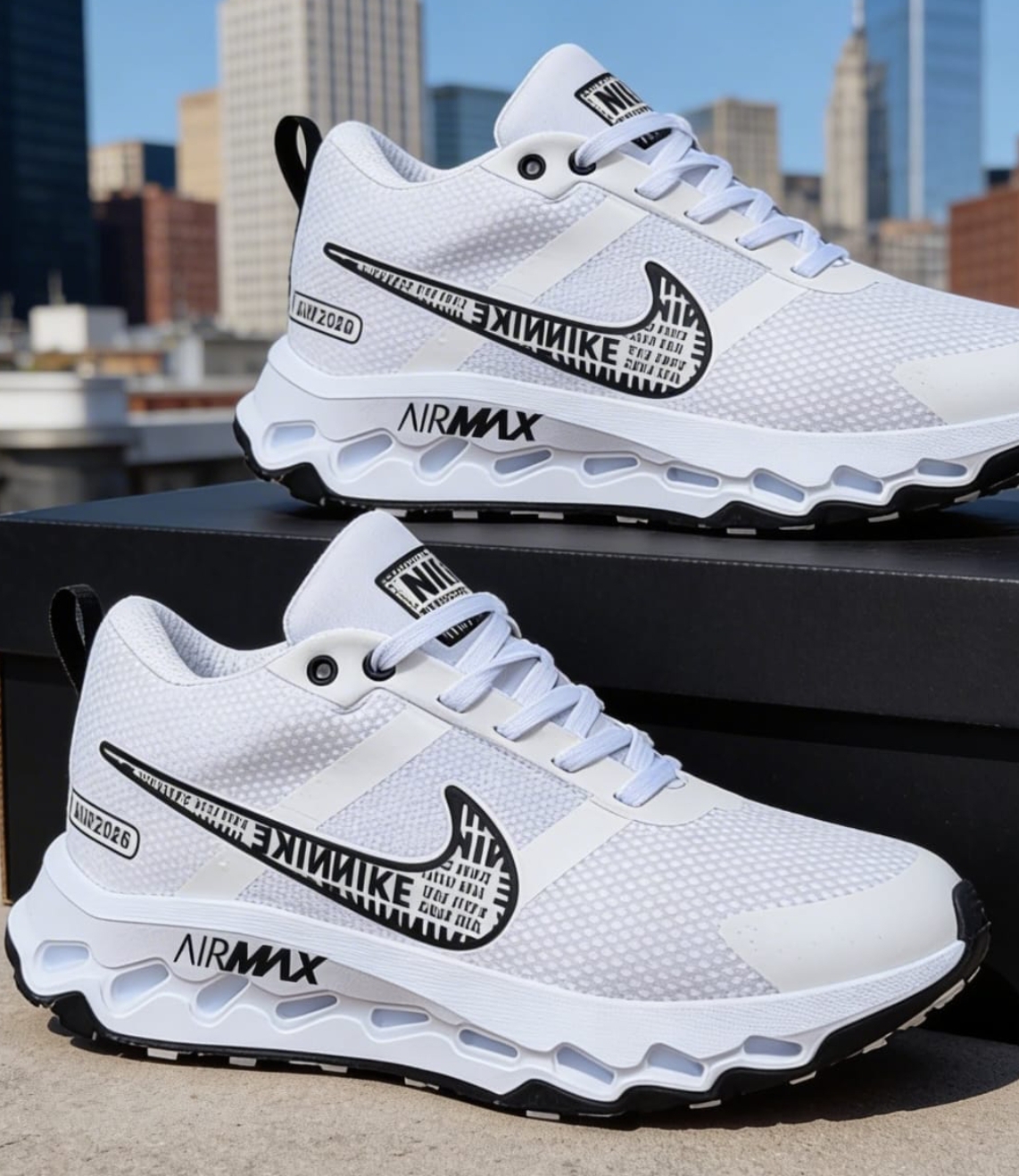 Tenis Nike Air2026 Blanco Negro